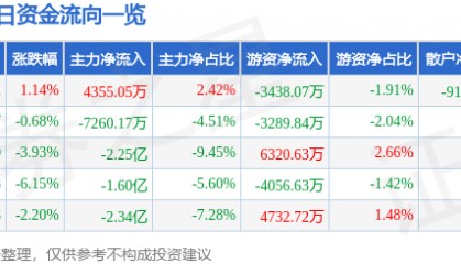 股票行情快报:岩山科技(002195)12月27日主力资金净买入4355.05万元