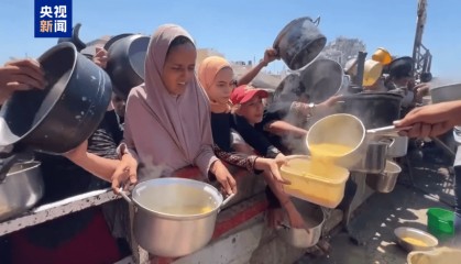 世卫组织:7月加沙地带超万名5岁以下儿童确诊营养不良