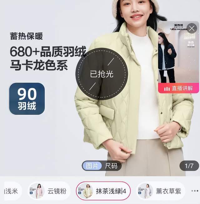 唯品会初尝试：3折买波司登