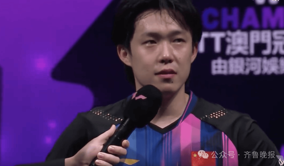 战胜雨果后,王楚钦:我们还是那个乒乓球队